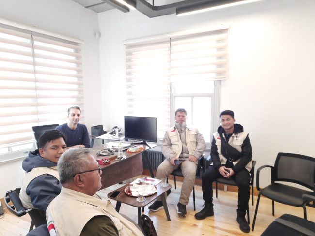 Kerja-kerja Relawan Muda Indonesia di Turki