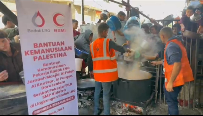 BSMI Salurkan Bantuan Pakaian Musim Dingin dan Dapur Umum