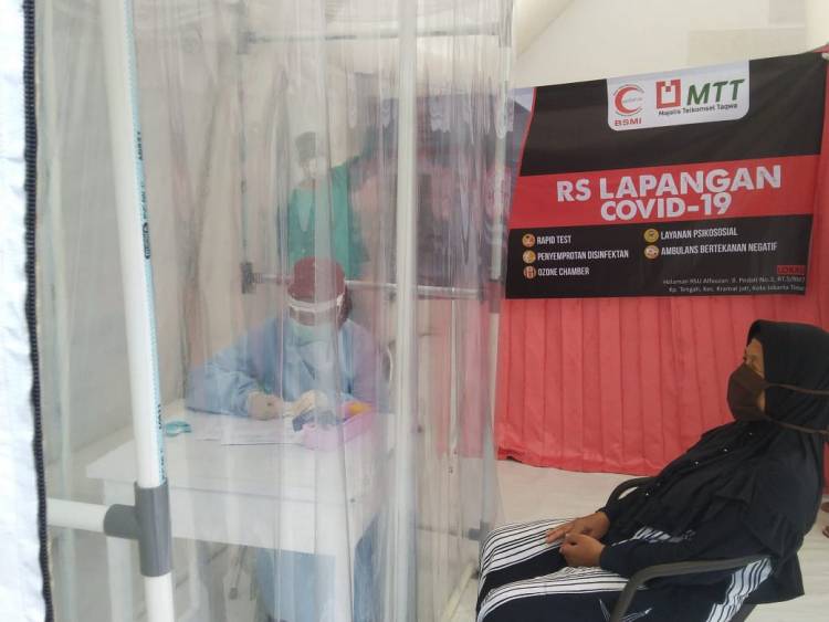 Majelis Telkomsel Taqwa Dukung Operasional RS Lapangan Covid19 BSMI