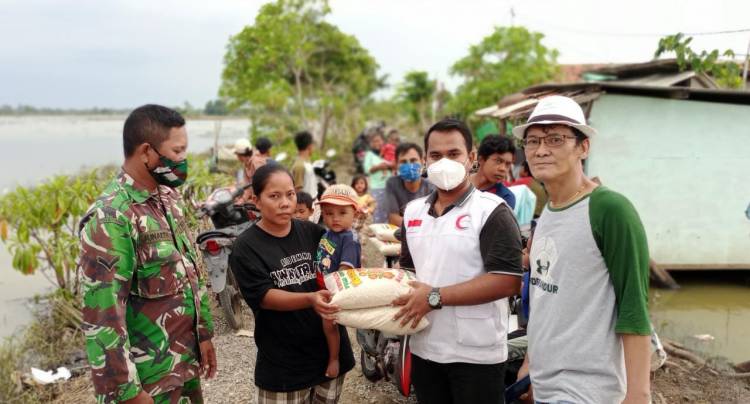 23 Hari Terendam Banjir, BSMI Terjun di Wiayah Terisolir Banjir Bekasi