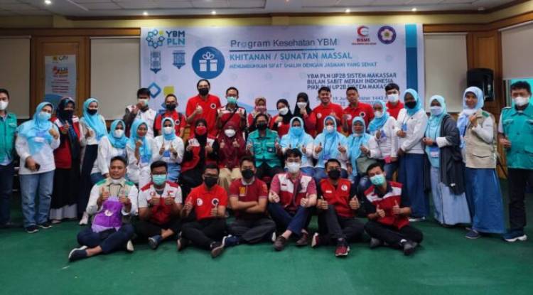 Gandeng BSMI Sulsel,YBM PLN Sunatan Massal Untuk Dhuafa