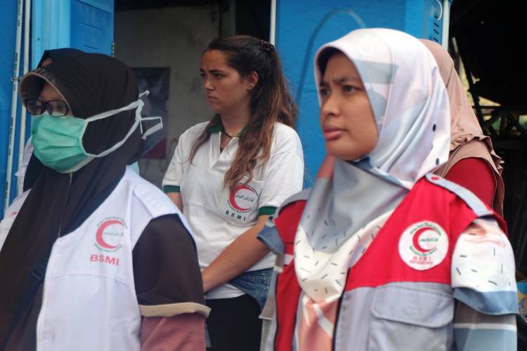 Relawan Bule Khidmat Ikut Upacara HUT RI di RS Lapangan BSMI