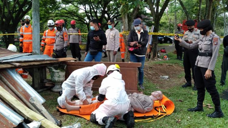 BSMI Sumut Ikut Tolong Korban Reruntuhan Bangunan dalam Simulasi Penanganan Bencana