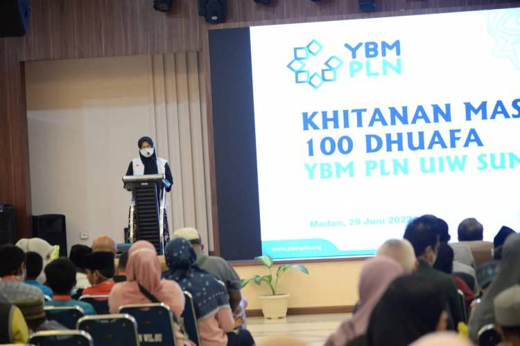 YBM PLN Sumut Gandeng BSMI Gelar Khitan Massal 100 Anak Dhuafa