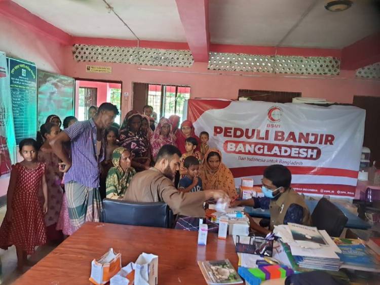 BSMI Kirim Bantuan untuk Korban Banjir Dahsyat Bangladesh