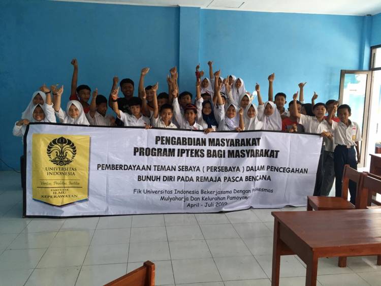 “Persebaya” FIK UI: Siapkan Remaja Pamoyanan Mencegah Dampak Bencana