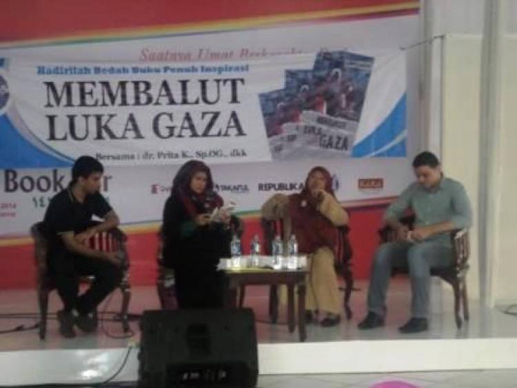 Bedah Buku Membalut Luka Gaza di IBF 2014