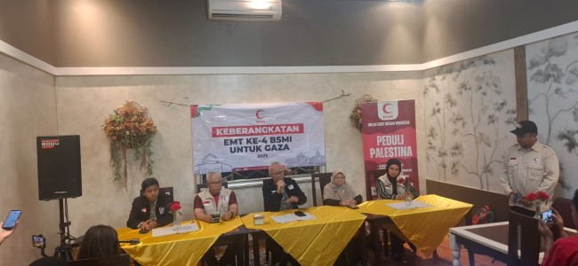 Tiga Dokter Spesialis EMT 4 BSMI Lanjutkan Misi Kemanusiaan di Gaza, Fokus Perawatan Luka dan Malnutrisi