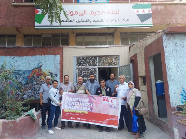 BSMI Salurkan Bantuan Genset untuk Pengungsi Palestina di Camp Yarmouk, Suriah