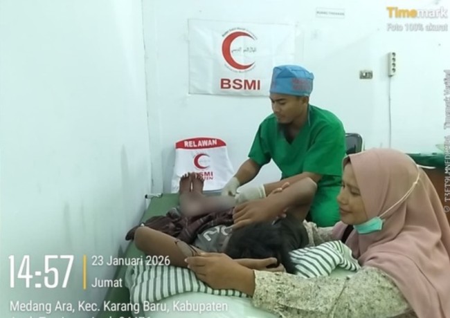 BSMI Gelar Khitan Massal Gratis untuk Anak-Anak Terdampak Bencana di Aceh Tamiang
