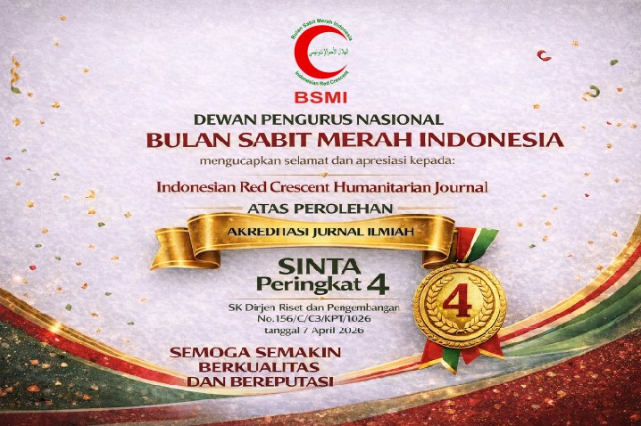 Indonesian Red Crescent Humanitarian Journal Raih Akreditasi SINTA 4, Bukti Komitmen Penguatan Literasi Kemanusiaan